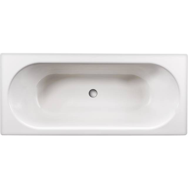 Gustavsberg GB2116030100 Duobadkar med bottenventil, 700x1600 mm