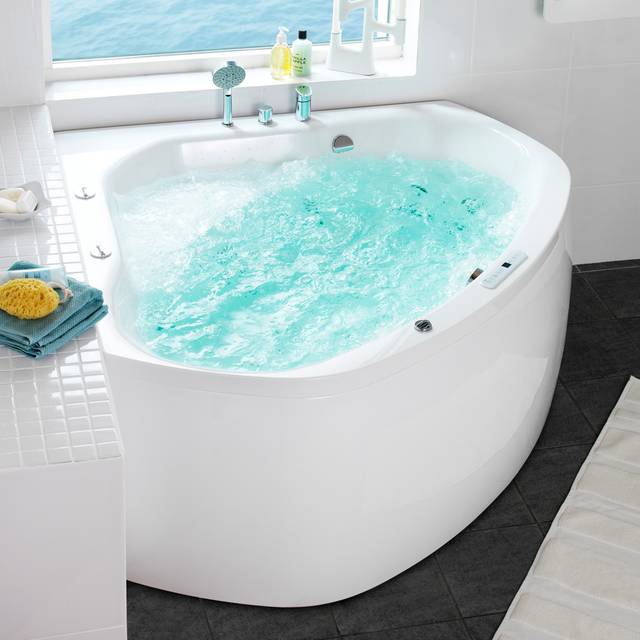 Hafa Aqua 140 Corner 143,5x143,5 (utan blandare)