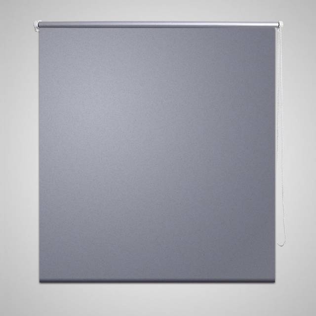 vidaXL Roller Blind Blackout 120 x 175 cm Grey