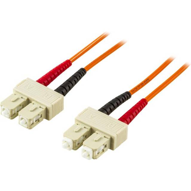 DELTACO fiberkablage SC - SC, duplex, multimod 20m (FB-520)