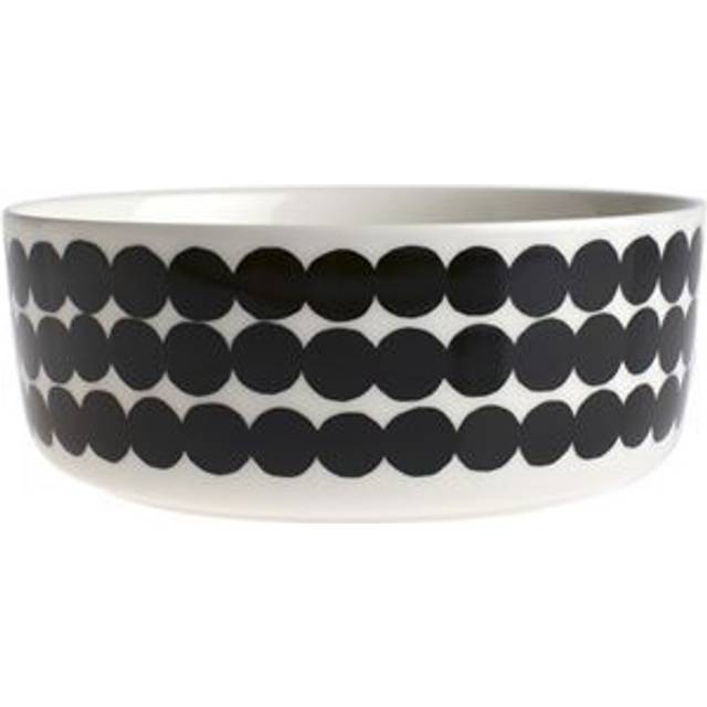 Marimekko Räsymatto serveringsskål 1,5 l svart-vit