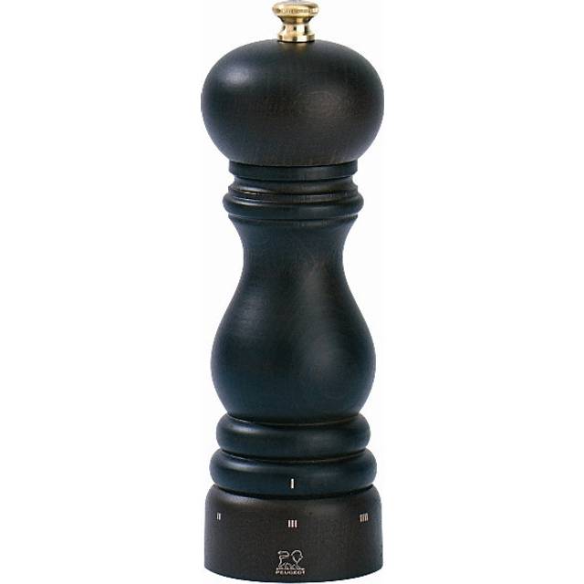 Peugeot Paris U'Select Pepper Mill 18 cm Beech Wood Black Lacquered - Steel Grinding Mechanism