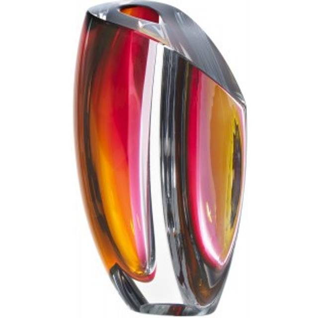 Kosta Boda Mirage vas 21 cm Grön-blå