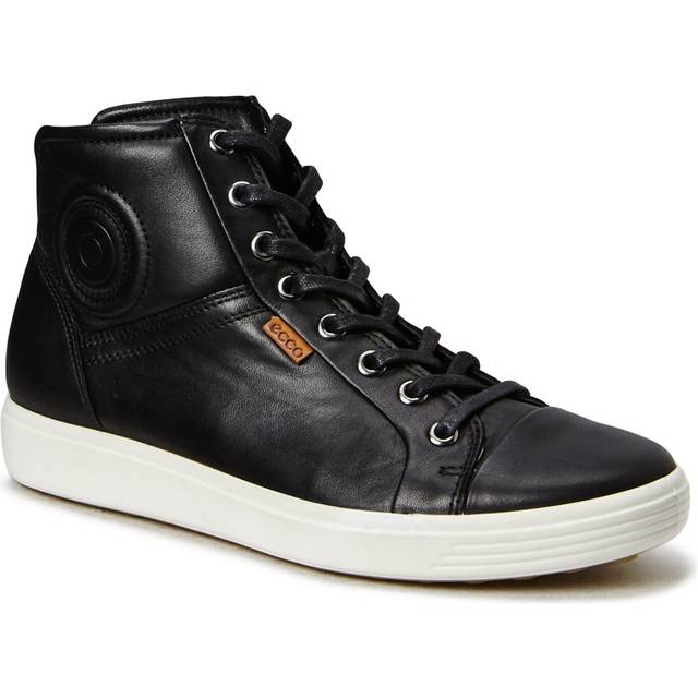 Ecco SOFT 7 LADIES Höga sneaker dam, Black Black1001, 35 EU