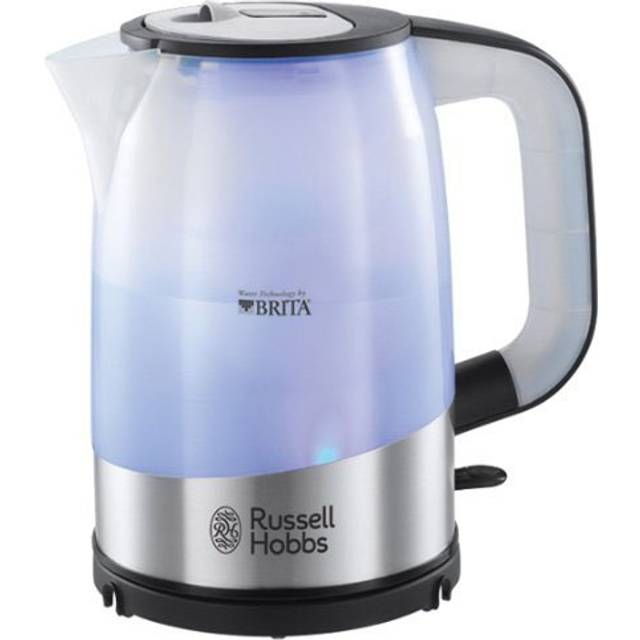 Russell Hobbs 22851 Brita Filter Purity Electric Kettle, Illuminating Filter Kettle with Brita Maxtra+ Cartridge Included, 3000 W, 1.5 Litre, Plastic