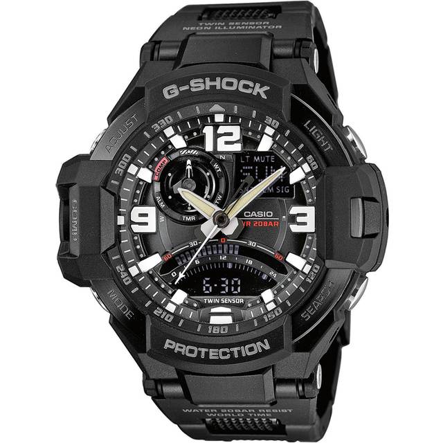 G-Shock Watch Premium Aviator Sky Cockpit D - Black