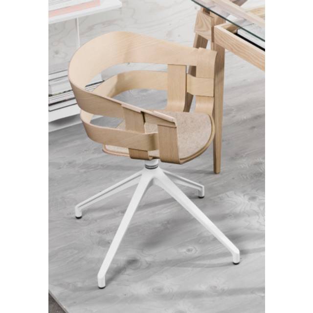 Wick Felt Chair Cushion, Beige