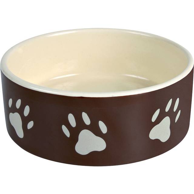 Trixie Ceramic Bowl with Paw Prints - 1.4 litre