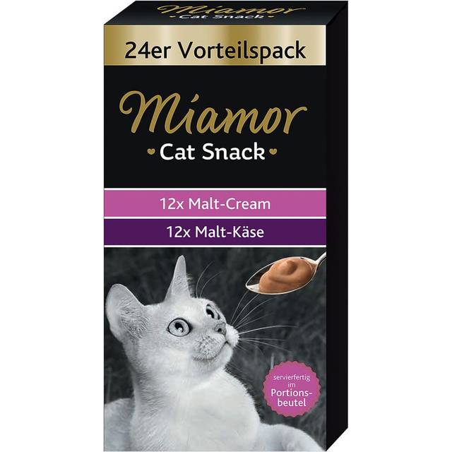 Miamor Cat Snack Malt Cream & Malt Cheese Multibox - 24 x 15 g