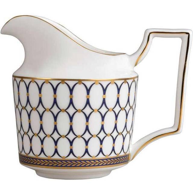 Wedgwood Cream and Blue Renaissance Gold Jug 200ml - Cream And Blue