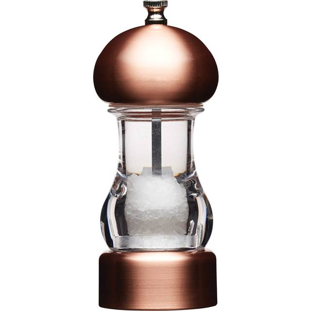Copper Effect Clear Capstan Salt Mill 14.5cm (Each)