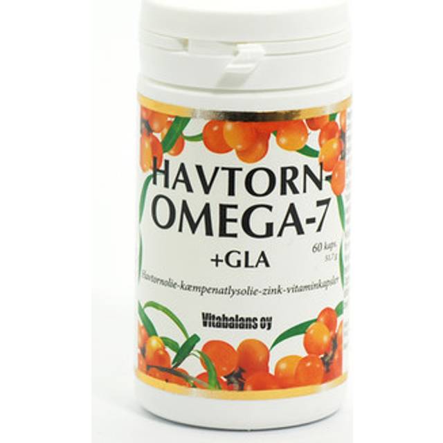 Vitabalans Havtorn Omega 7 + GLA - 60 kapslar