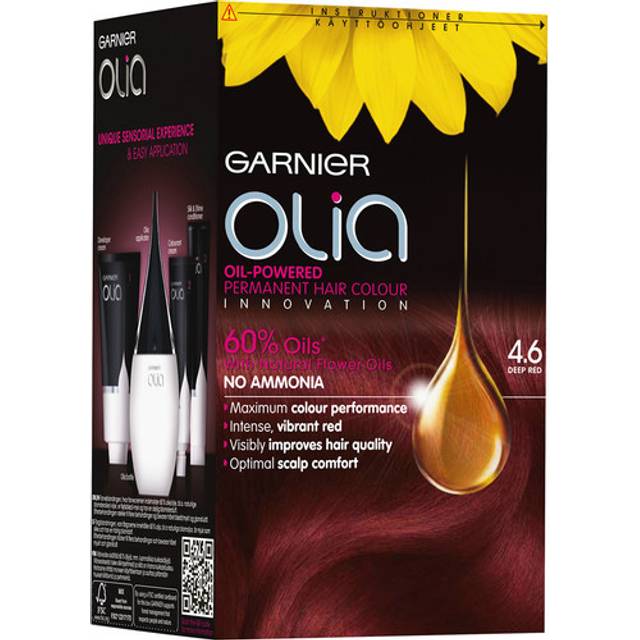 Garnier Olia 4.62 Dark Garnet Red Permanent Hair Dye