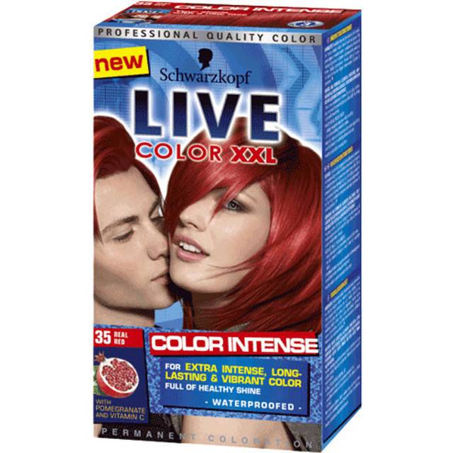 Schwarzkopf Live Permanent Hair Colour Real Red 35