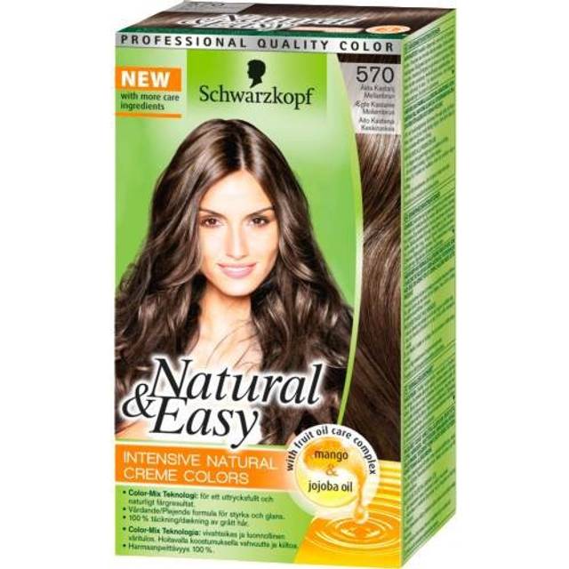 Schwarzkopf Natural & Easy Hårfärg 570 Mellanbrun