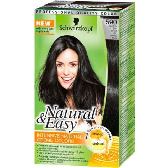 Schwarzkopf Natural & Easy Hårfärg 590 Ebenholt Svart