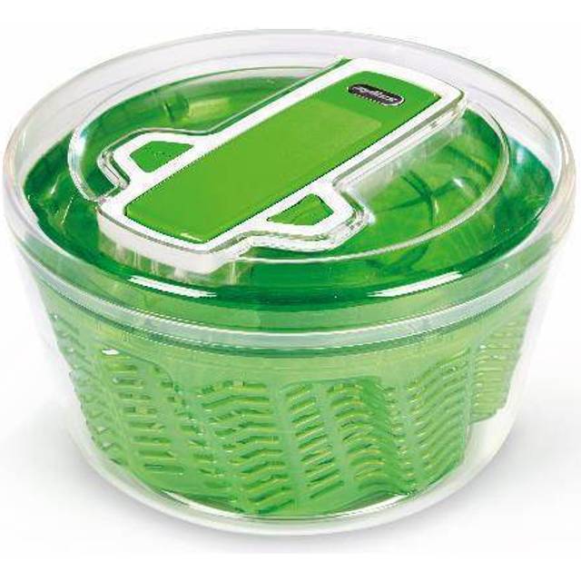 Zyliss Swift Dry Salad Spinner 2in1 Bowl Lettuce Drainer Dryer Small