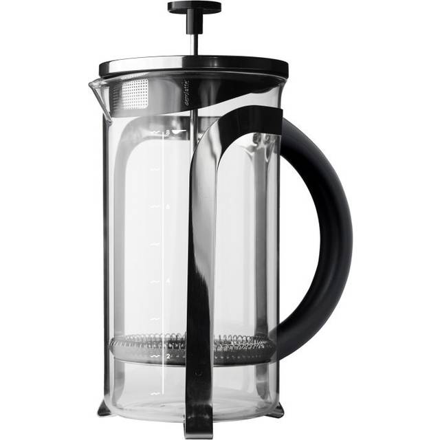 Aerolatte presspanna, stål, 1,0L