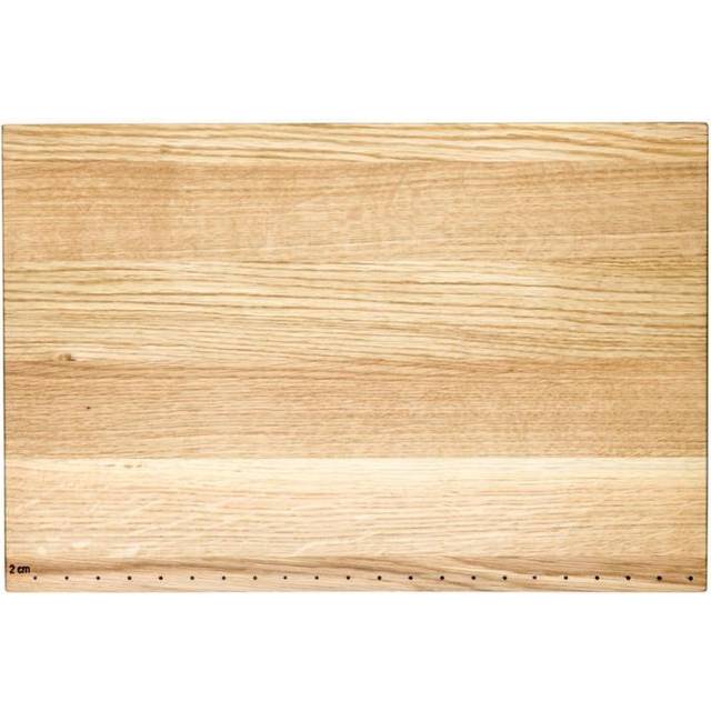 Skärbräda massiv ek 550x380x50mm - Ek (55 x 38 x 5 cm.)