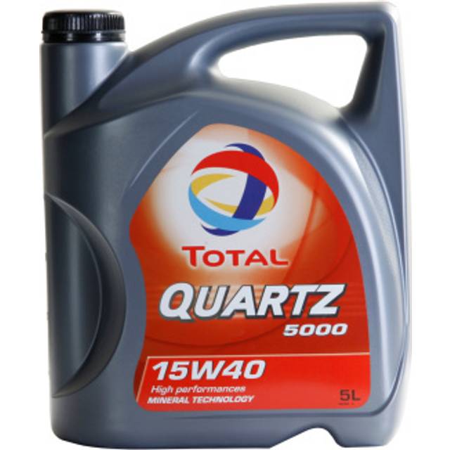 Totalenergies quartz 5000 15w-40 engine oil - 5 litres
