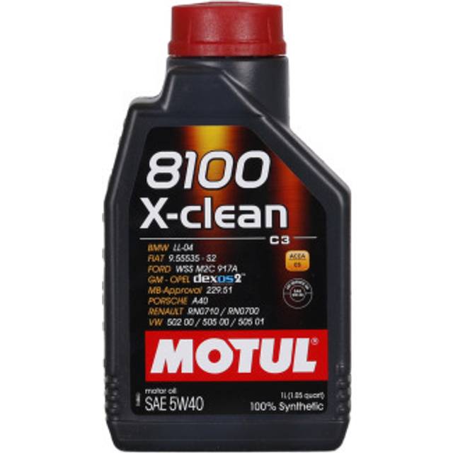 Motul 8100 X-clean 5W-40 1l Motorolja 102786 VOLKSWAGEN: Passat B6 Variant, Golf 7, Passat B7 Variant, BMW: 3 Touring, 4 Gran Coupe, 5 Touring