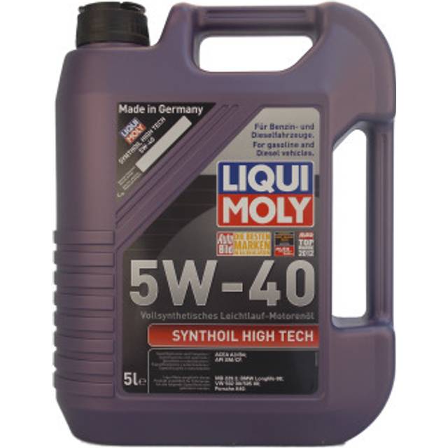 Liqui Moly Synthoil High Tech 5W40 Synthetic Engine Oil - 5 Litre