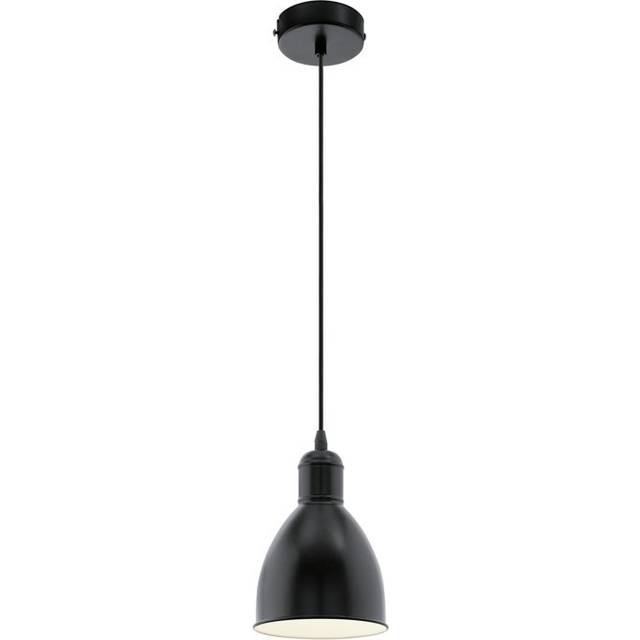 Eglo Priddy 150mm Single Pendant Light in Black
