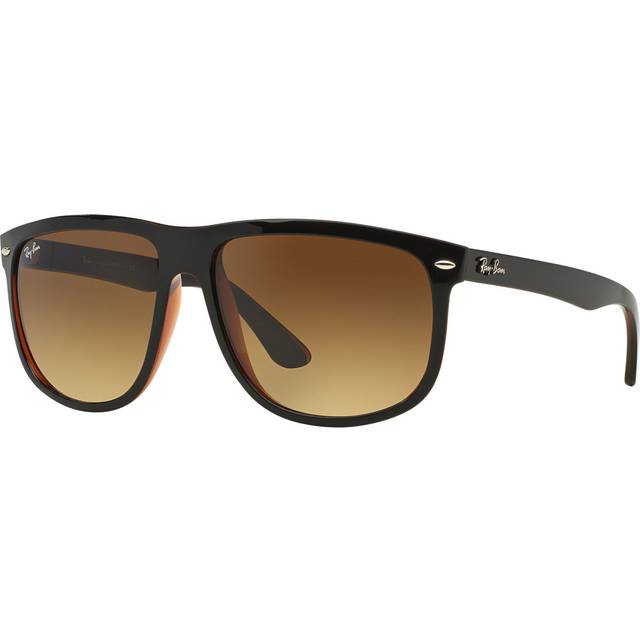 Ray - Ban Man RB4147 BOYFRIEND 609585 Solglasögon Nylon Svart Brun Fyrkantig Normal Skuggad