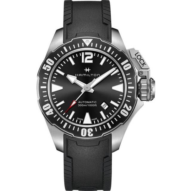 Hamilton Watch Khaki Navy Frogman - Black