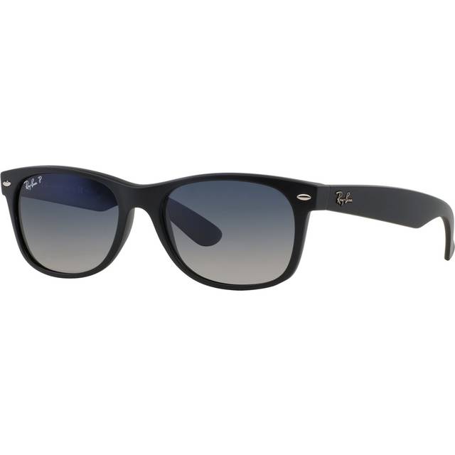 Ray Ban New Wayfarer Classic Polarized Blue/Grey Gradient Unisex Sunglasses RB2132 601S78 52 (Size 52-18)
