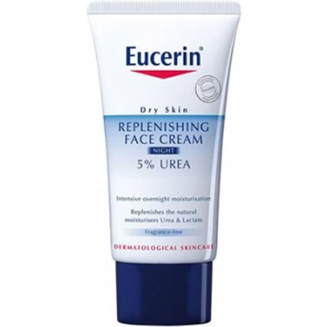 Eucerin Urea Repair Rich Replenishing Face Cream 5% Urea 50ml - for Very Dry Skin - Suitable for Nightcare - Face the Future