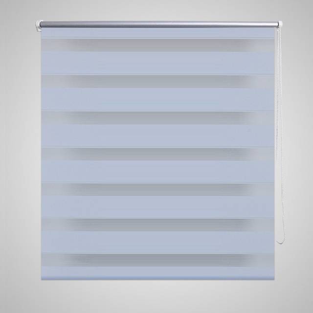 vidaXL Zebra Blind 100 x 175 cm White