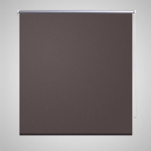 vidaXL Roller Blind Blackout 140 x 230 cm Coffee - Brown