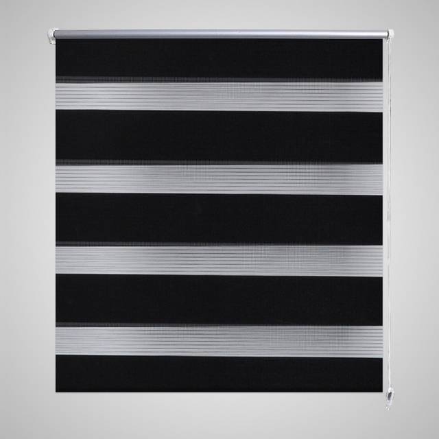 vidaXL Zebra Blind 120 x 230 cm Grey