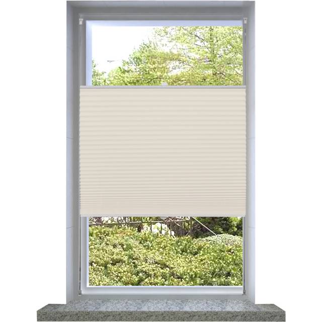 vidaXL Plisse Blind 50x150cm White Pleated Blind