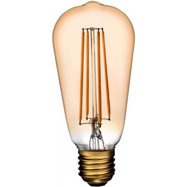LED Filament Edison E27 4,5W Amber dimbar