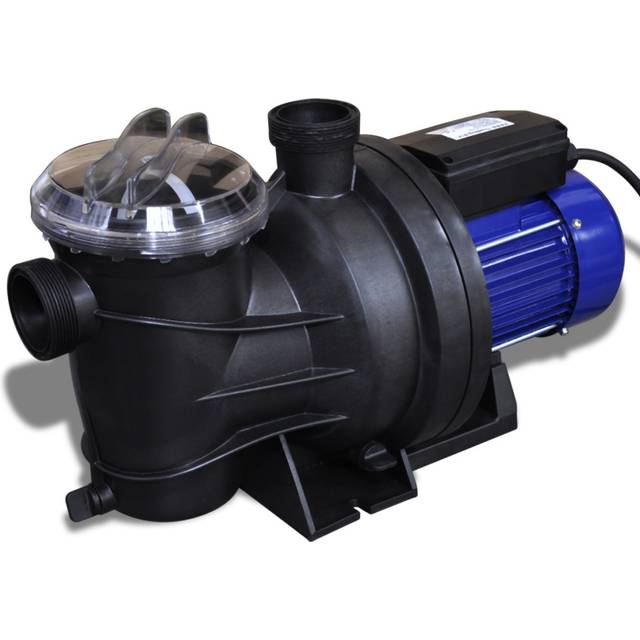 Poolpump elektrisk 800W blå