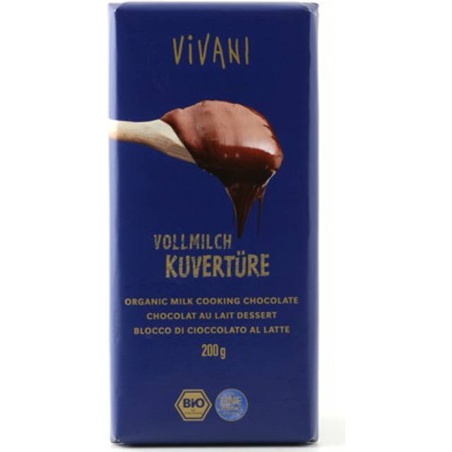 Vivani milk cooking chocolate organic 200g