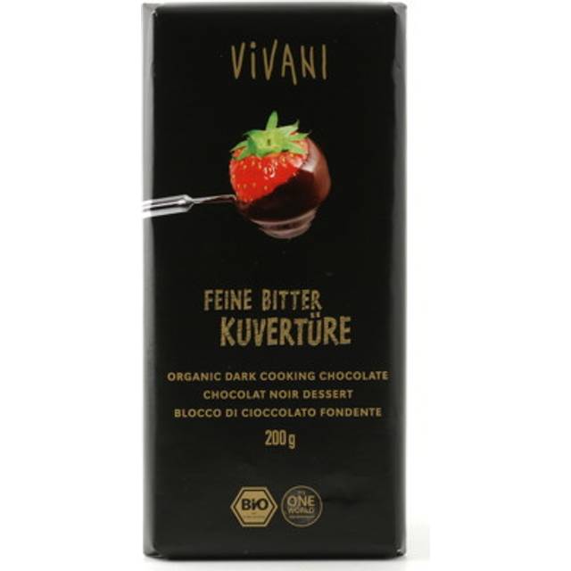 Vegan Dark Cooking Chocolate, Organic 200g (Vivani)