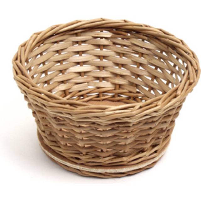 Brödkorg flätad pil (18 diameter cm)