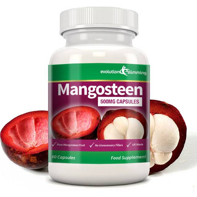 Mangosteen 500mg Capsules - 60 Capsules - Antioxidant - Evolution Slimming