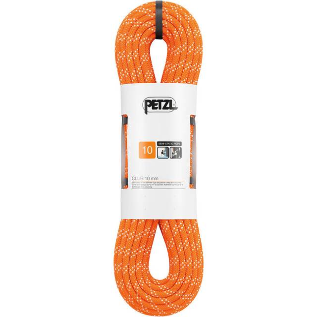 Petzl - Club 10,0 - Static rope size 40 m, white/orange