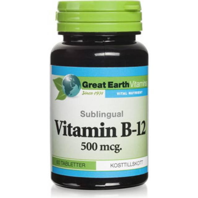 Great Earth B12 500 mcg 60 tab