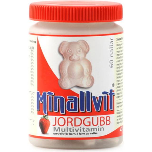 Minallvit Jordgubb 60 st