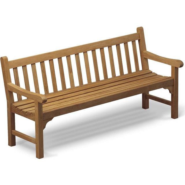Anna trädgårdssoffa teak, 120 cm - Träfärg