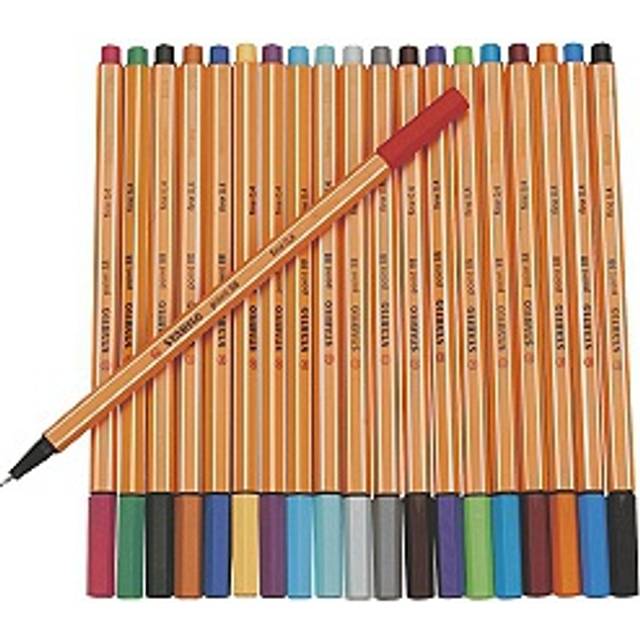 STABILO 8820 Fineliner Pennor, Flerfärgad, 20 st