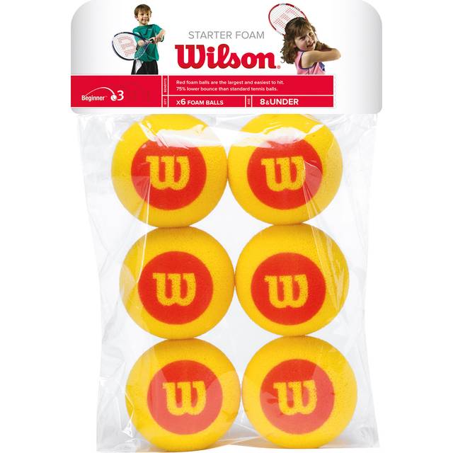Foam tennis balls Wilson Starter Tour (x6) - Jaune