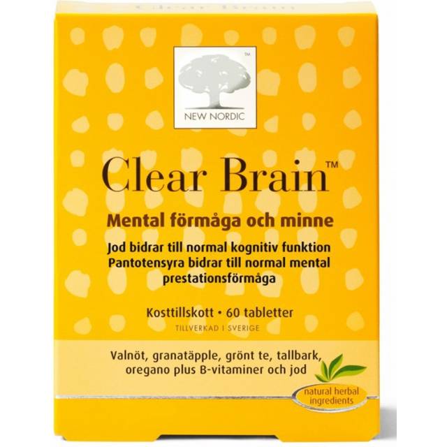 New Nordic Clear Brain 60 tabletter