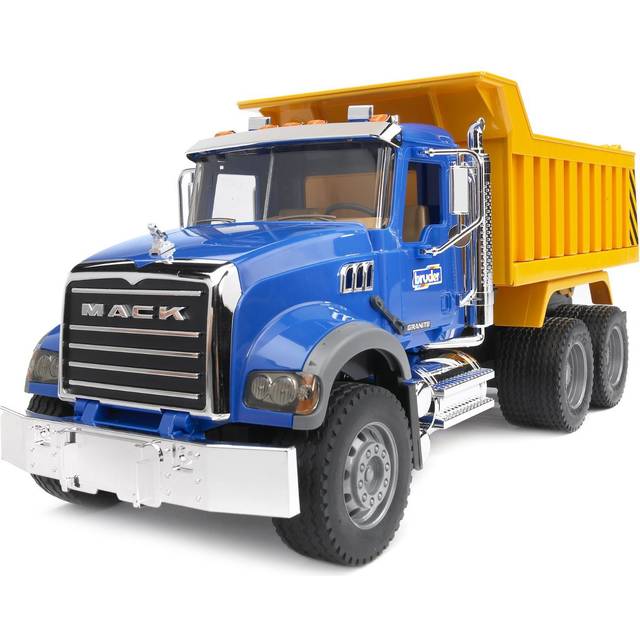 Bruder MACK Granite Tip Up Toy Truck - Yellow