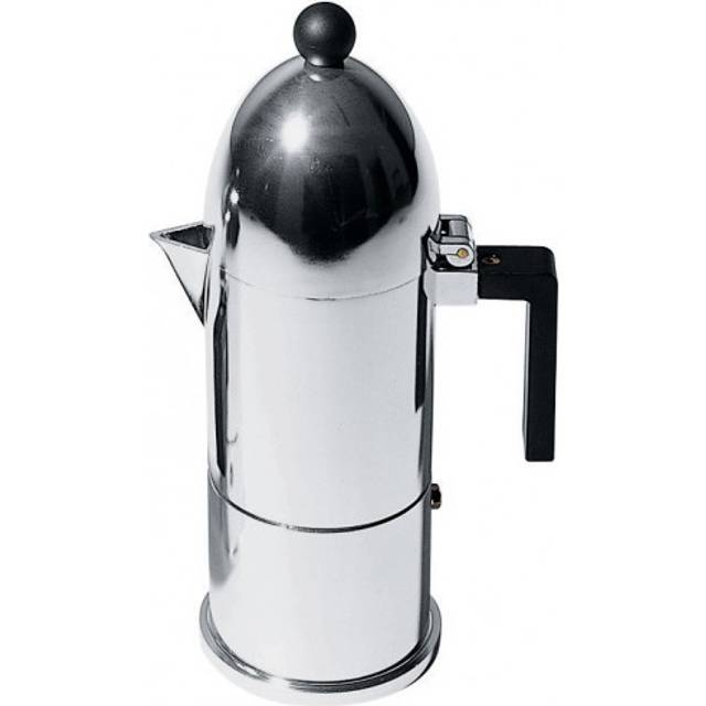 La Cupola Espressobryggare 3 Koppar - Svart och stål